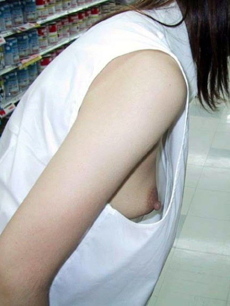 【おっぱい】素人女子のおっぱいが見たい!という強い思いが奇跡を起こした乳首盗撮画像集w【80枚】 17