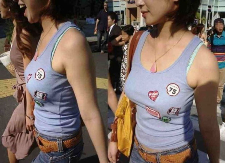 【おっぱい】ノースリーブの素人娘の胸チラやブラチラ、腋の下を街中で盗撮しちゃったノースリーブおっぱい画像集ww【80枚】 40