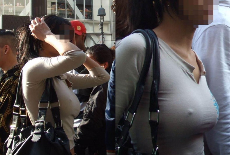 【おっぱい】ノーブラなのか乳首が勃起し過ぎてるのか!?着衣状態で見事に乳首が浮き上がっちゃってる乳首ぽっちんのおっぱい画像集!w【80枚】 67