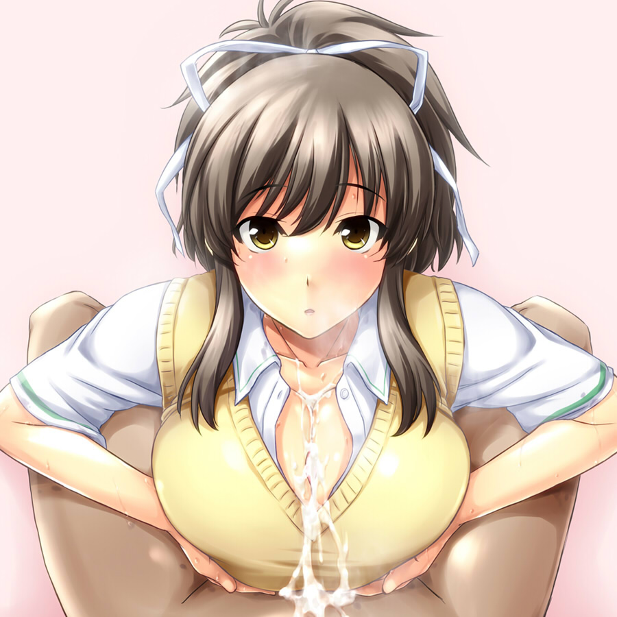 【おっぱい】包み込まれるような感覚を一度は体験してみたい二次元のパイズリ!【40枚】 17
